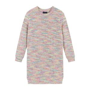 Andy & Evan Girls’ Multicolor Fuzzy Knit Long Sleeve Dress sz 8
